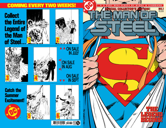 MAN OF STEEL #1 FACSIMILE EDITION