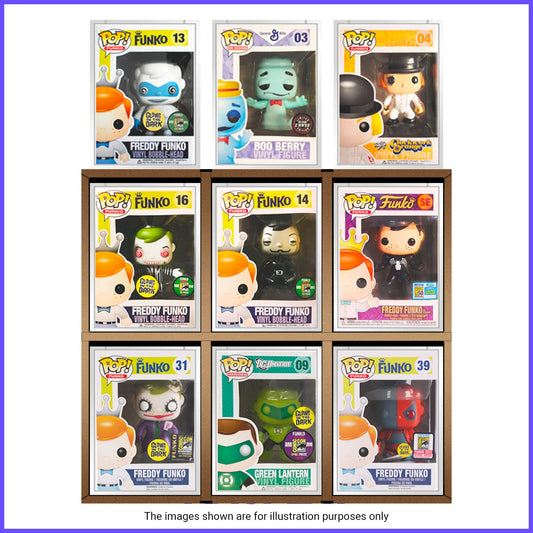 GRAIL KUBBIE BROWN (3x2) - In Box Display Case for Funko Pops in Acrylic Pop Shield Armor (Cardboard)