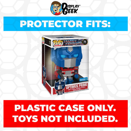 Pop Protector for 10 inch Optimus Prime #71 Jumbo Funko Pop