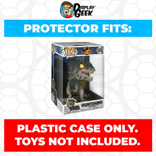 Pop Protector for 10 inch Giganotosaurus #1210 Jumbo Funko Pop