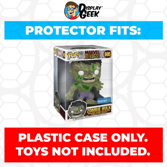 Pop Protector for 10 inch Zombie Hulk #695 Jumbo Funko Pop