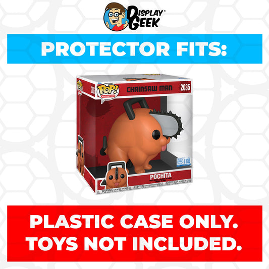 Pop Protector for 10 inch Pochita #2035 Jumbo Size Funko Pop