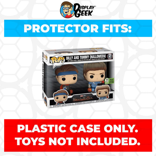 Pop Protector for 2 Pack Billy & Tommy Halloween ECCC Funko Pop