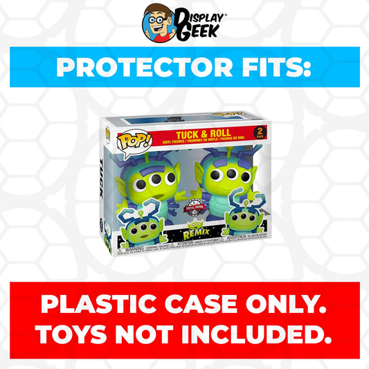 Pop Protector for 2 Pack Tuck & Roll Funko Pop