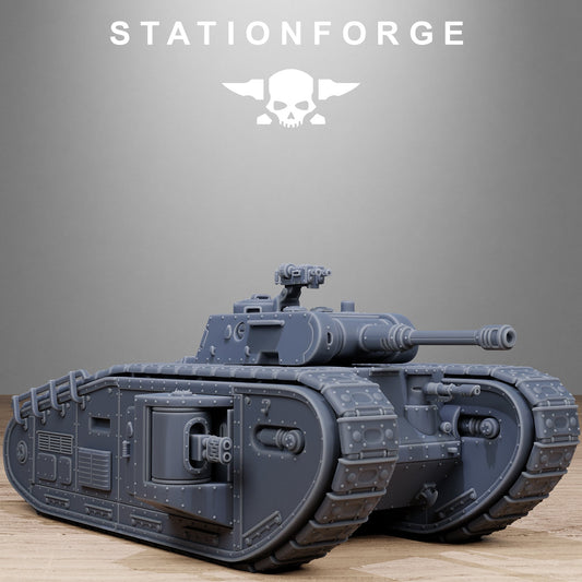 3D Printed FreeGuard Heavy Tank by Stationforge Miniatures