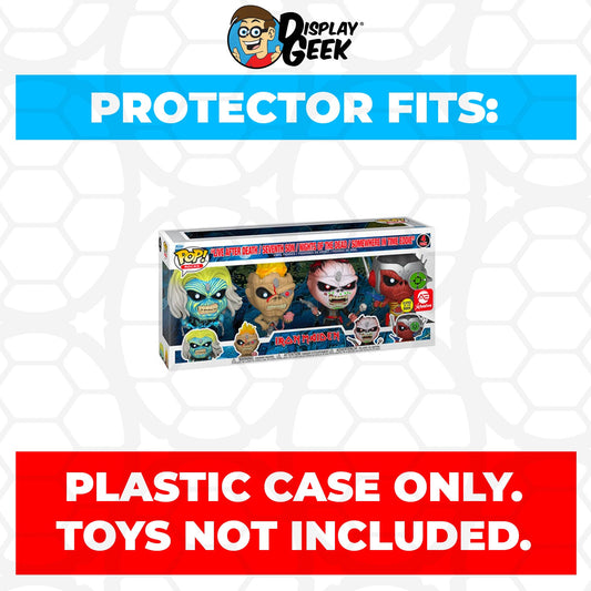 Pop Protector for 4 Pack Iron Maiden Live After Death Glow Funko Pop