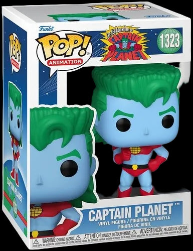 Funko Pop! Captain Planet vinyl figure packaging