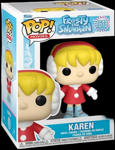 Funko Pop! vinyl figure packaging of Karen from Frosty the Snowman