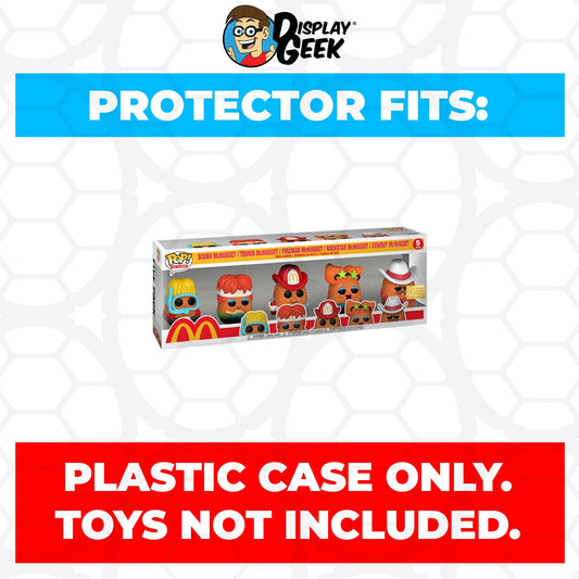 Pop Protector for 5 Pack McDonald's McNuggets Buddies Funko Pop