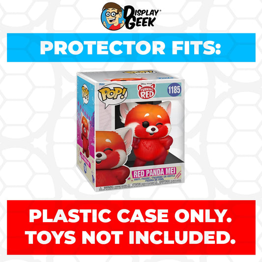 Pop Protector for 6 inch Red Panda Mei #1185 Super Funko Pop