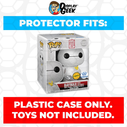 Pop Protector for 6 inch Baymax with Butterfly Chase #1233 Super Size Funko Pop