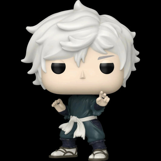 Funko Pop! vinyl figure with white hair and traditional outfit on a white background