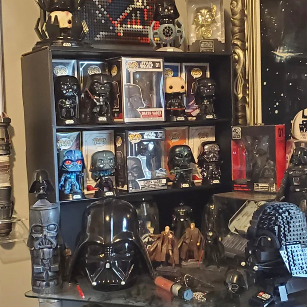 CLASSIC - Display Case for Funko Pops, Wall Mountable & Stackable Toy Shelf (Cardboard)