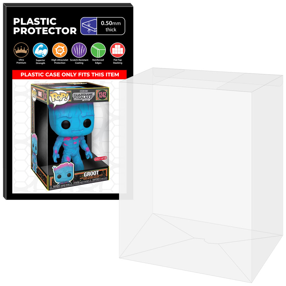 Pop Protector for 10 inch Groot Blacklight #1242 Jumbo Funko Pop