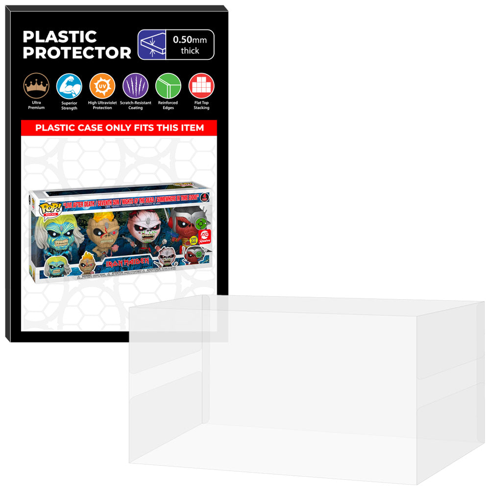 Pop Protector for 4 Pack Iron Maiden Live After Death Glow Funko Pop