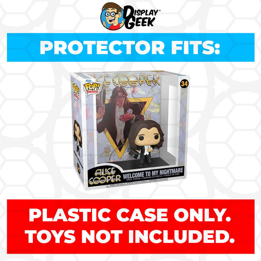 Pop Protector for Alice Cooper Welcome to my Nightmare #34 Funko Pop Albums