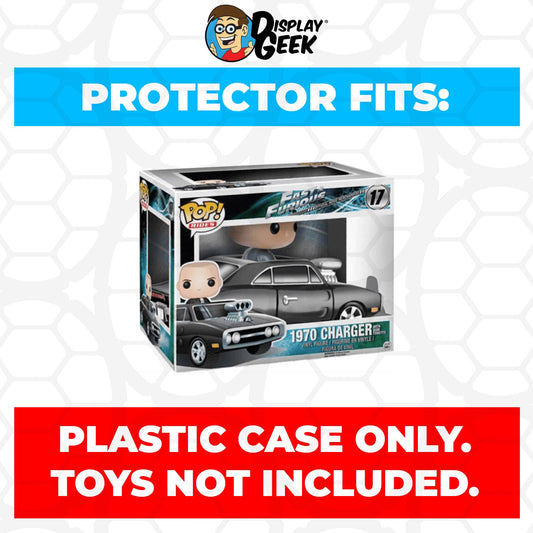 Pop Protector for Charger 1970 with Dom Toretto #17 Funko Pop Rides