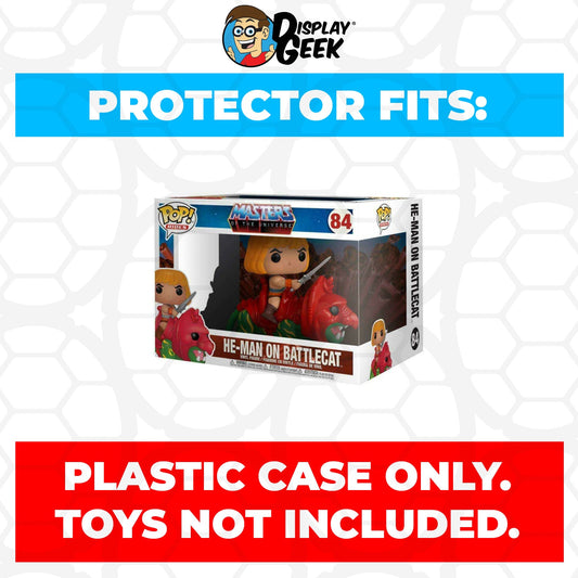 Pop Protector for He-Man on Battle Cat #84 Funko Pop Rides