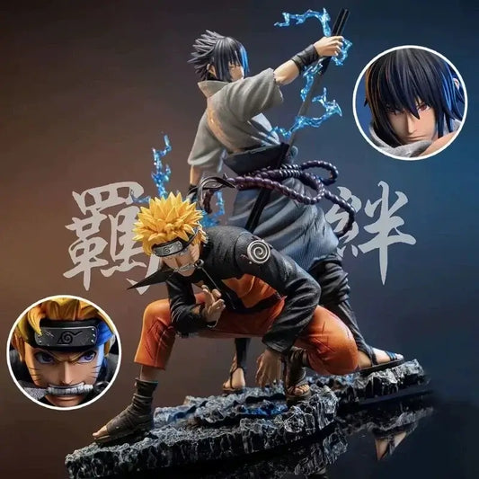 Naruto Action Figures: GK Uzumaki & Sasuke PVC Model