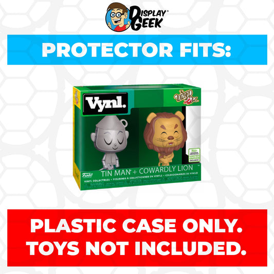 Pop Protector for Vynl 2 Pack Tin Man & Cowardly Lion ECCC Funko