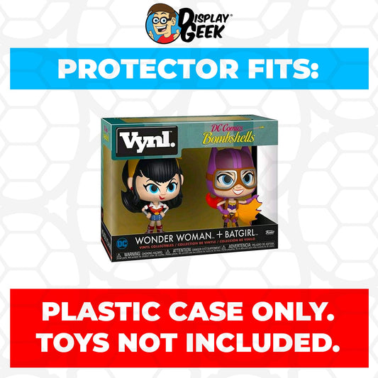 Pop Protector for Vynl 2 Pack Wonder Woman & Batgirl Funko