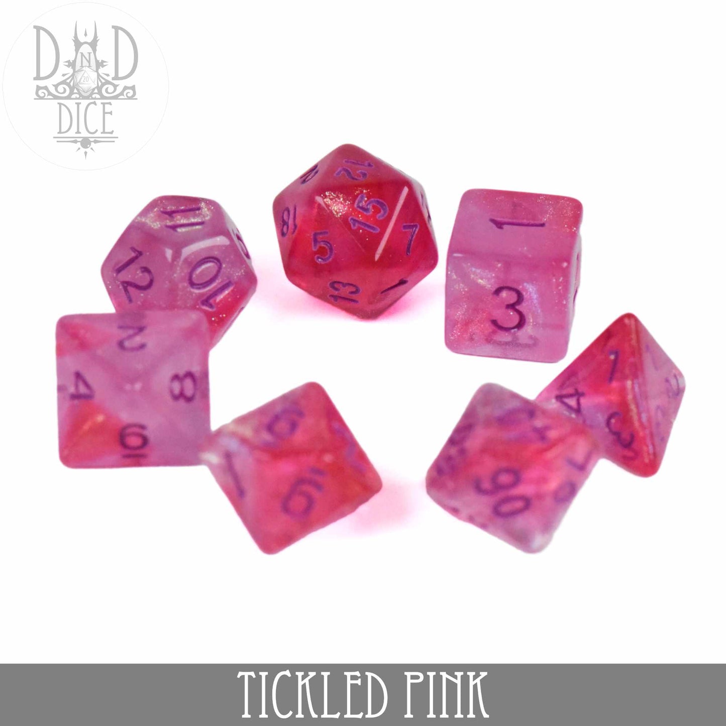Tickled Pink Dice Set