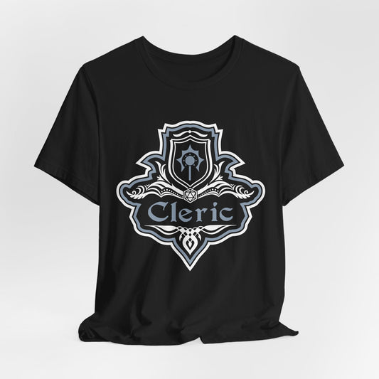 D&D Cleric Class Fancy Emblem T-Shirt