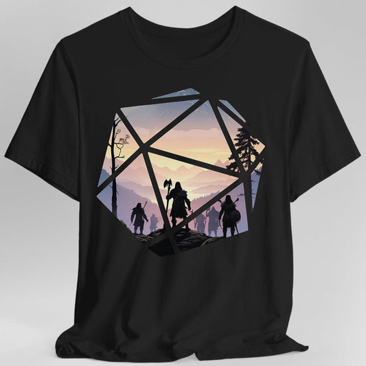 D&D D20 Landscape T-shirt