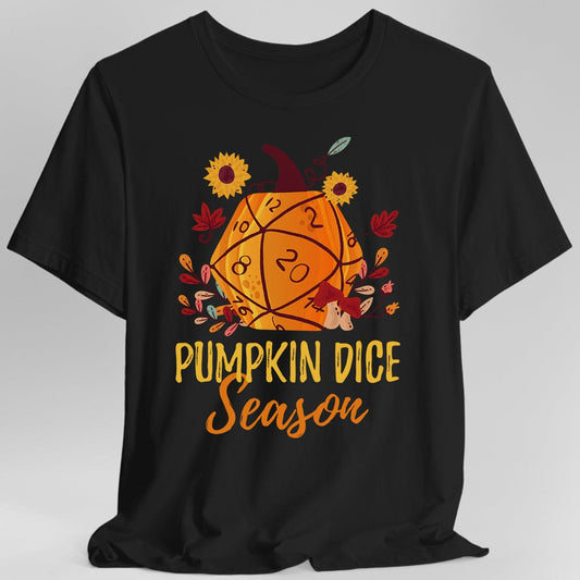 D&D Fall D20 Pumpkin Dice Season T-Shirt