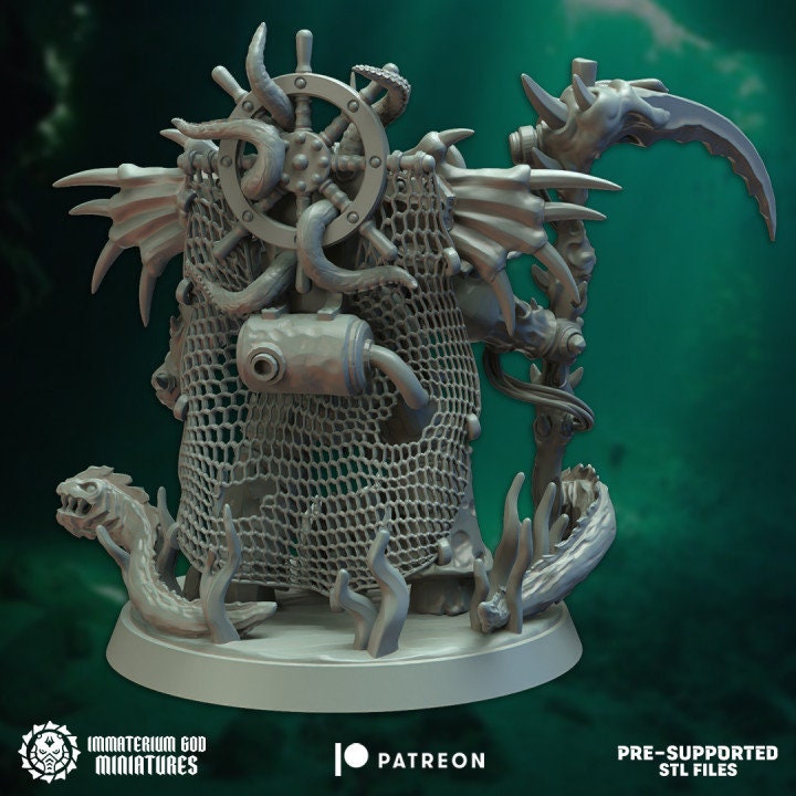 3d Printed Noxius, the Plague Herald by Immaterium God