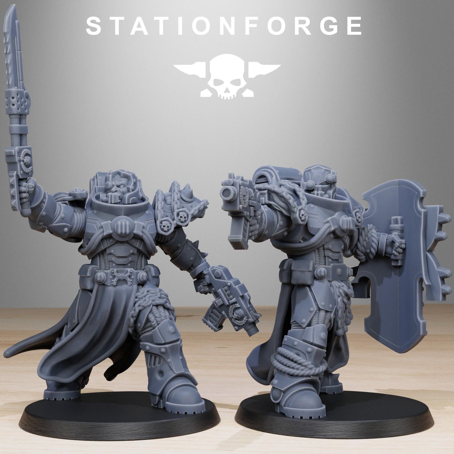 3D Printed Socratis Militants by StationForge Miniatures