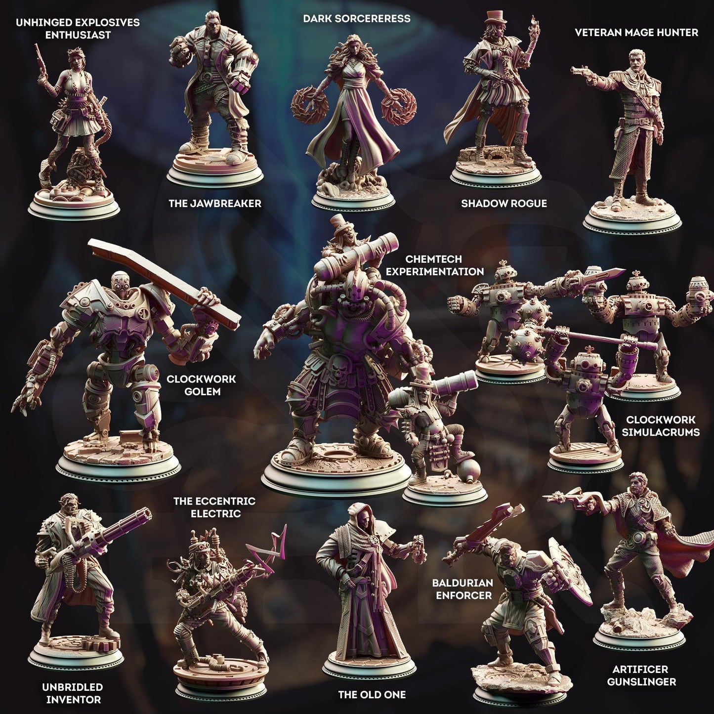 3D Printed Manic Goblin Inventor by DM Stash