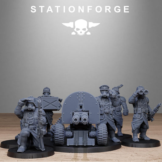 3D Printed GrimGuard Battle Weapons by StationForge Miniatures