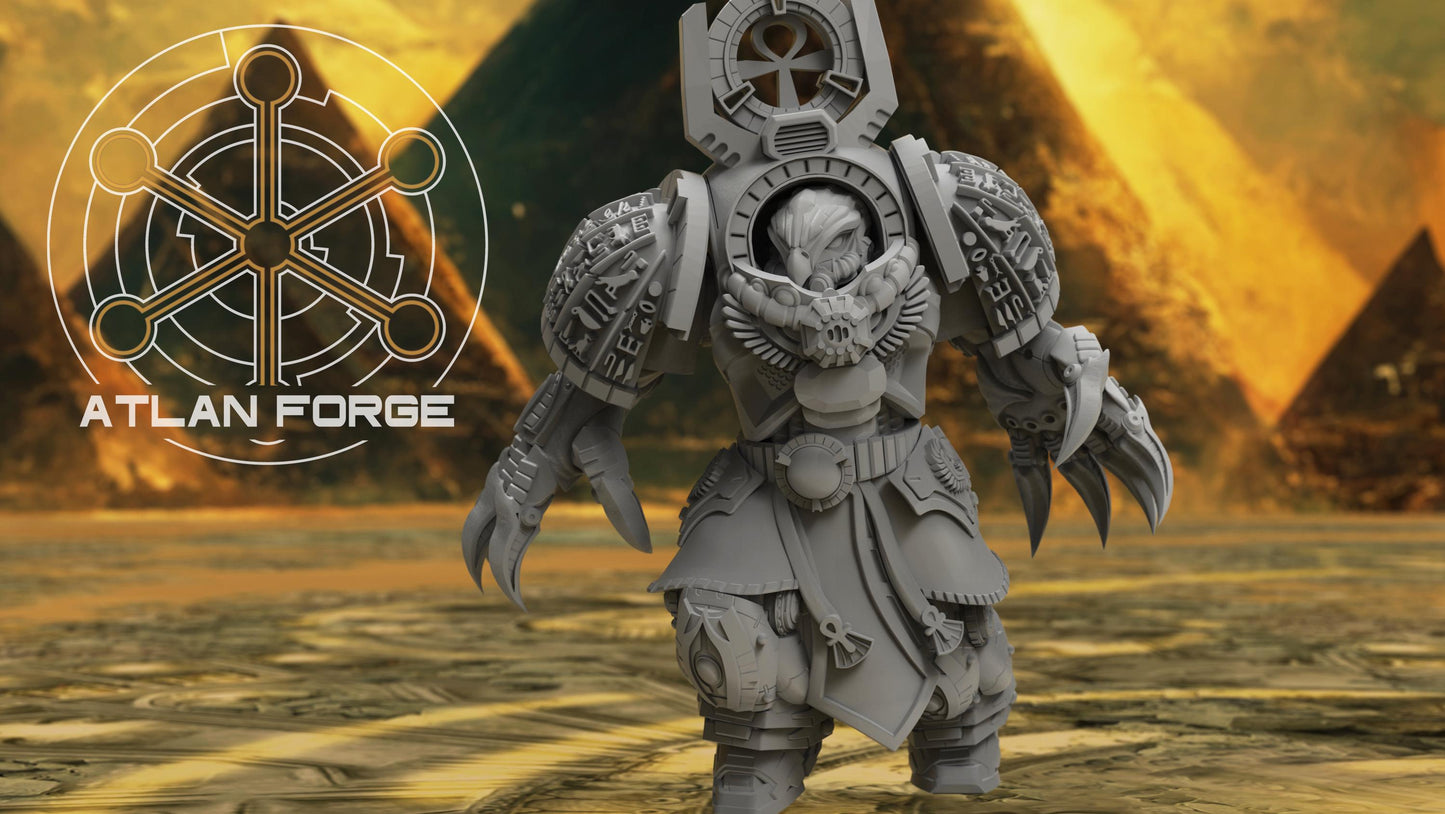 3d Printed Aegyptian Assault Nehebkau x5 by Atlan Forge Miniatures