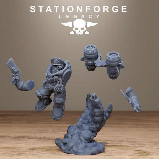 3D Printed Ironvale Skyreapers by StationForge Miniatures