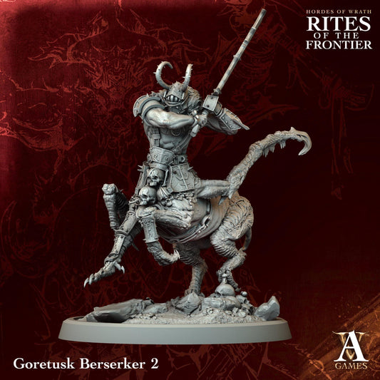 3D Printed Goretusk Berserkers by Archvillain Games