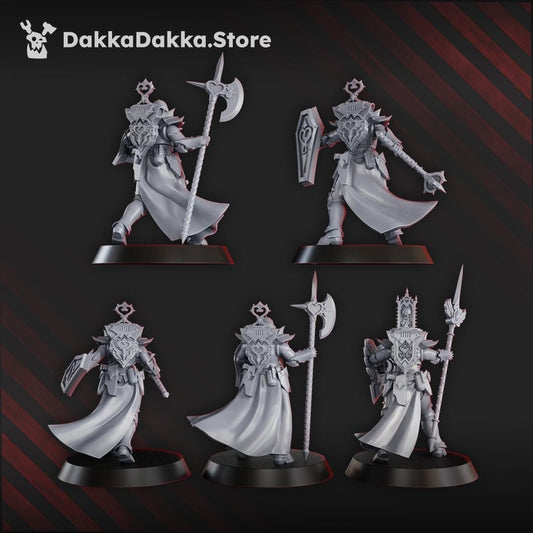 3d Printed Maidens of Praesidium x5 by DakkaDakka Miniatures