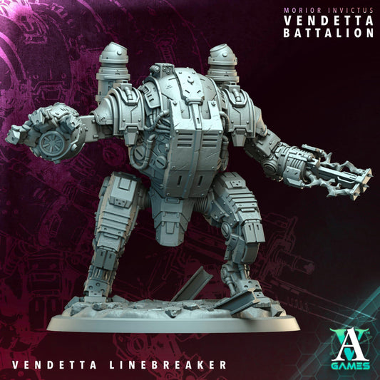 3D Printed Vendetta Annihilator & Linebreaker by Archvillain Games