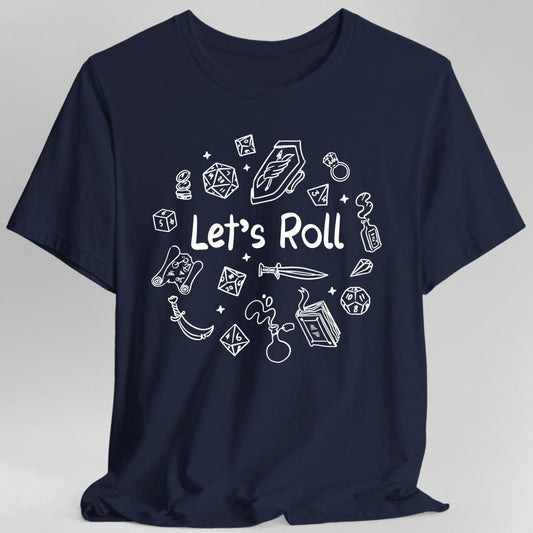 Let's Roll Doodle DnD Shirt