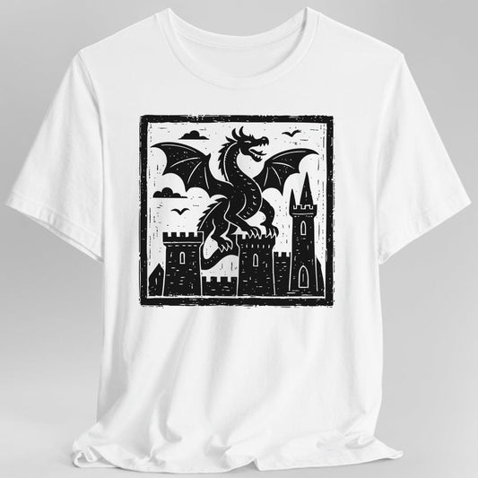Medieval Woodcut Dragon Shirt