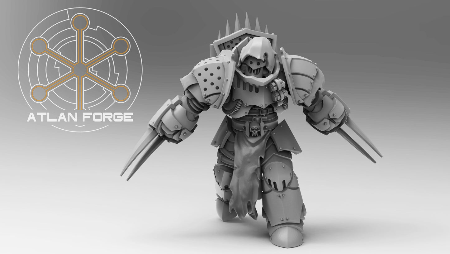 3d Printed Vampire Hunters x5 by Atlan Forge Miniatures