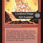 Fire Elemental (4BB-) - Fourth Edition Foreign Black Border