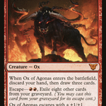 Ox of Agonas (NEC-108) - Neon Dynasty Commander