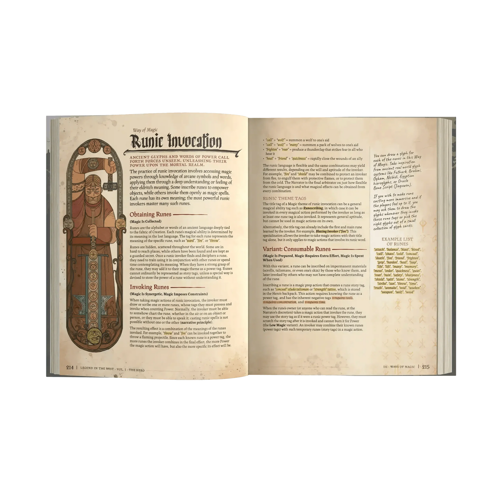 Legend in the Mist - Corebook
