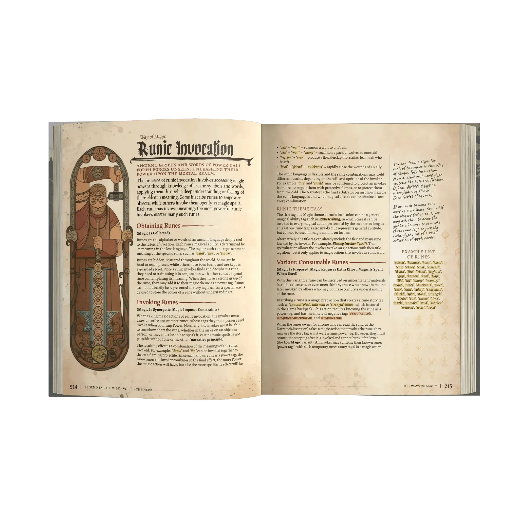 Legend in the Mist - Corebook