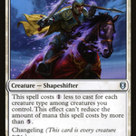 Valiant Changeling (CLB-711) - Commander Legends: Battle for Baldur's Gate