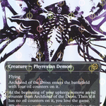Archfiend of the Dross (ONE-434) - Phyrexia: All Will Be One: (Showcase) (Borderless) Foil