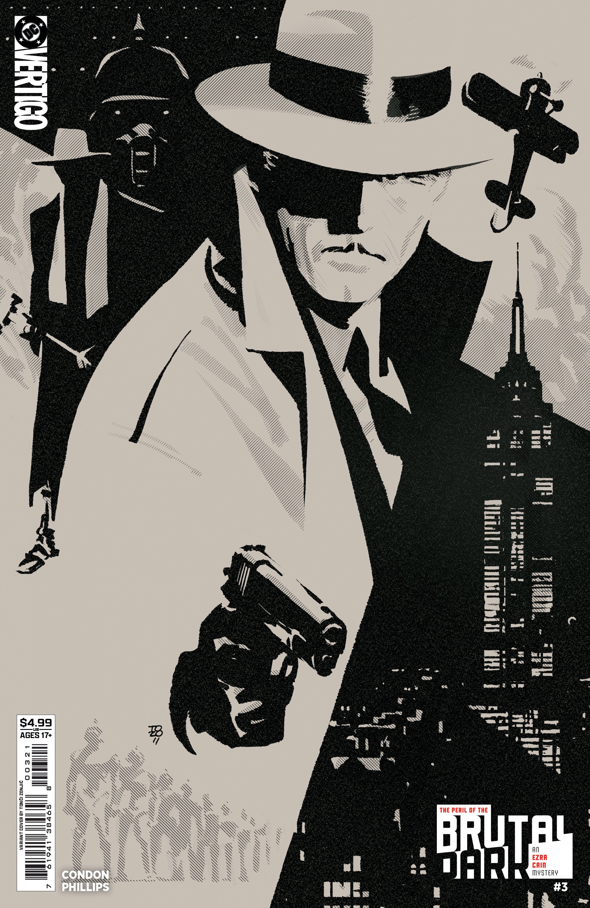 THE PERIL OF THE BRUTAL DARK AN EZRA CAIN MYSTERY #3 (OF 6)