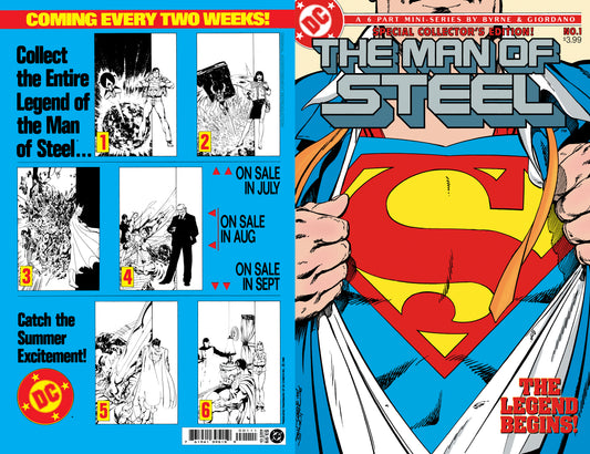 MAN OF STEEL #1 FACSIMILE EDITION