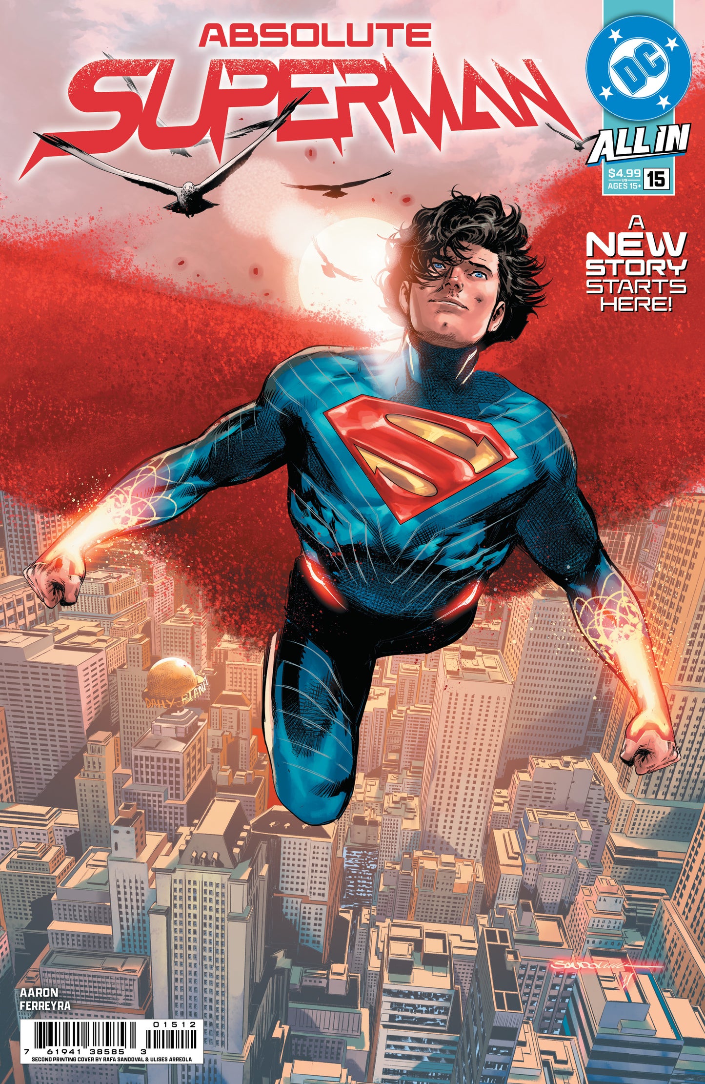 ABSOLUTE SUPERMAN #15 Second Printing